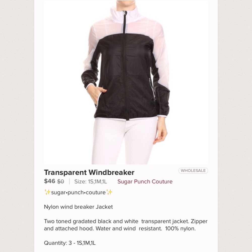 Host Pick 🎉🎉Windbreakers by sugar punch couture
